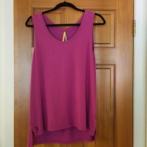 Lole sleeveless top. Pink. Wmns large